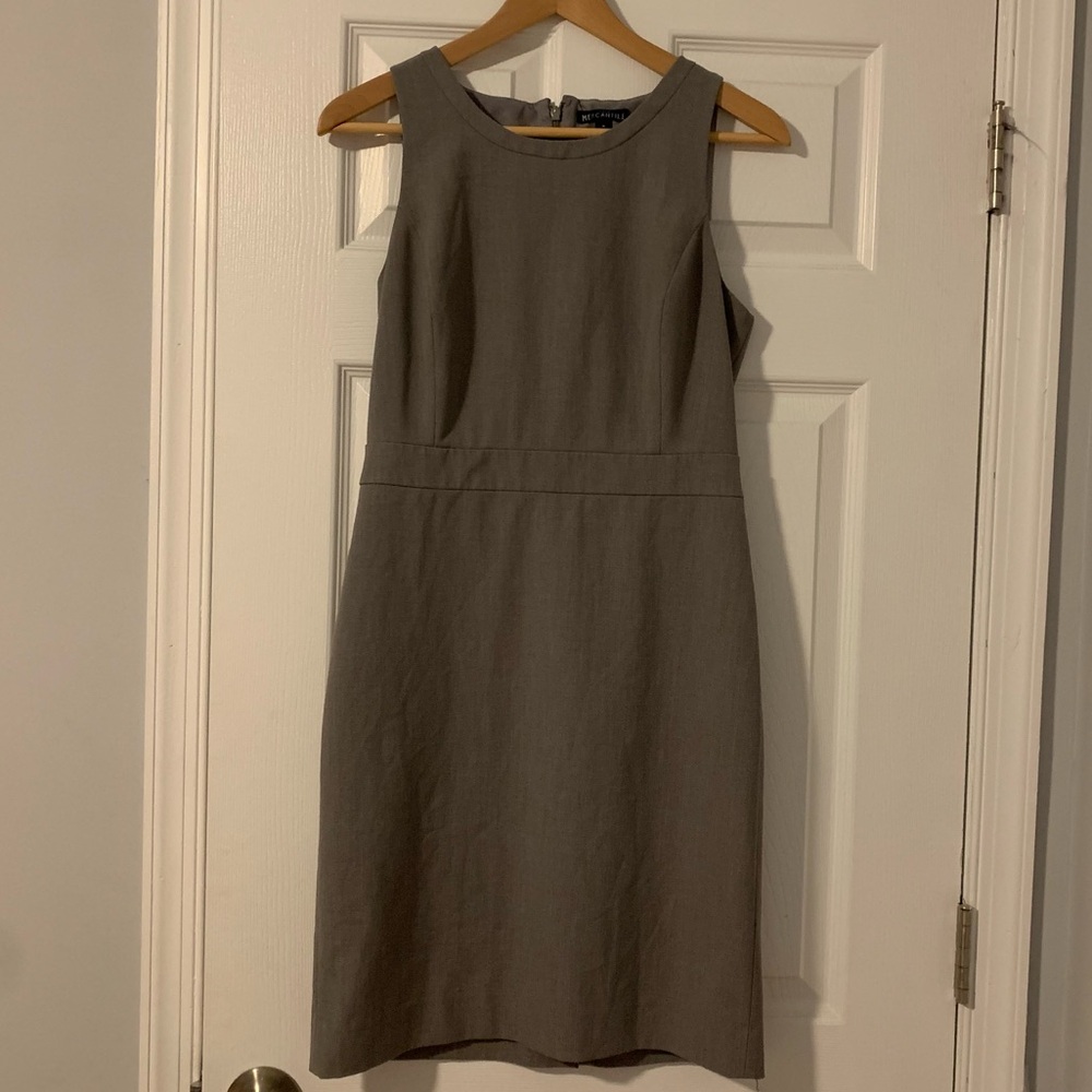 J. Crew Factory sheath dress in grey • Size 2